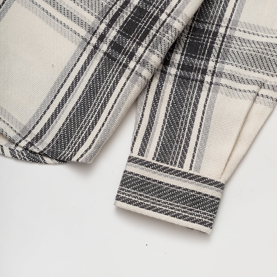 The Mens Brooklyn Shirt Black Check from Parlez clothing