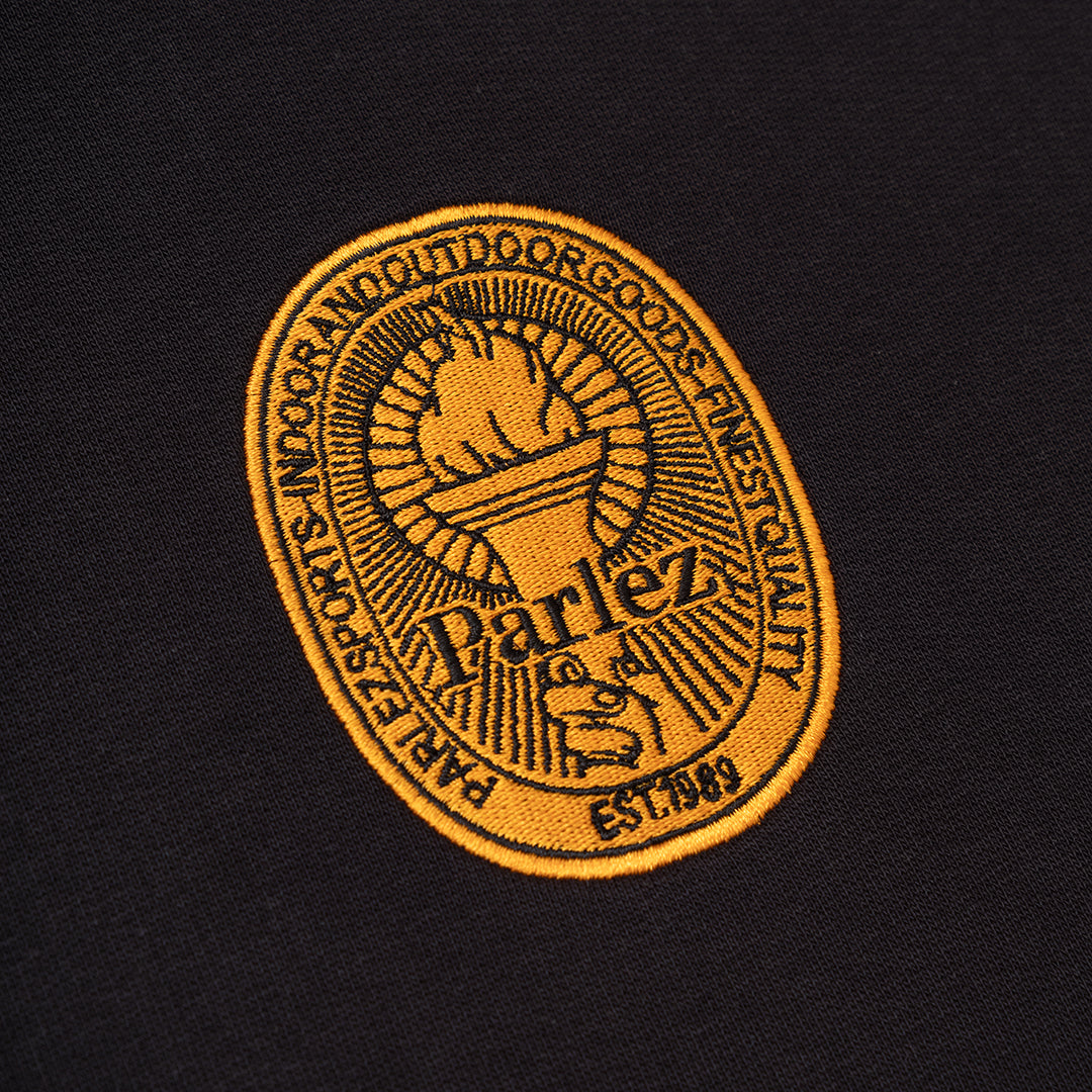 The Mens Flare Hoody Black from Parlez clothing