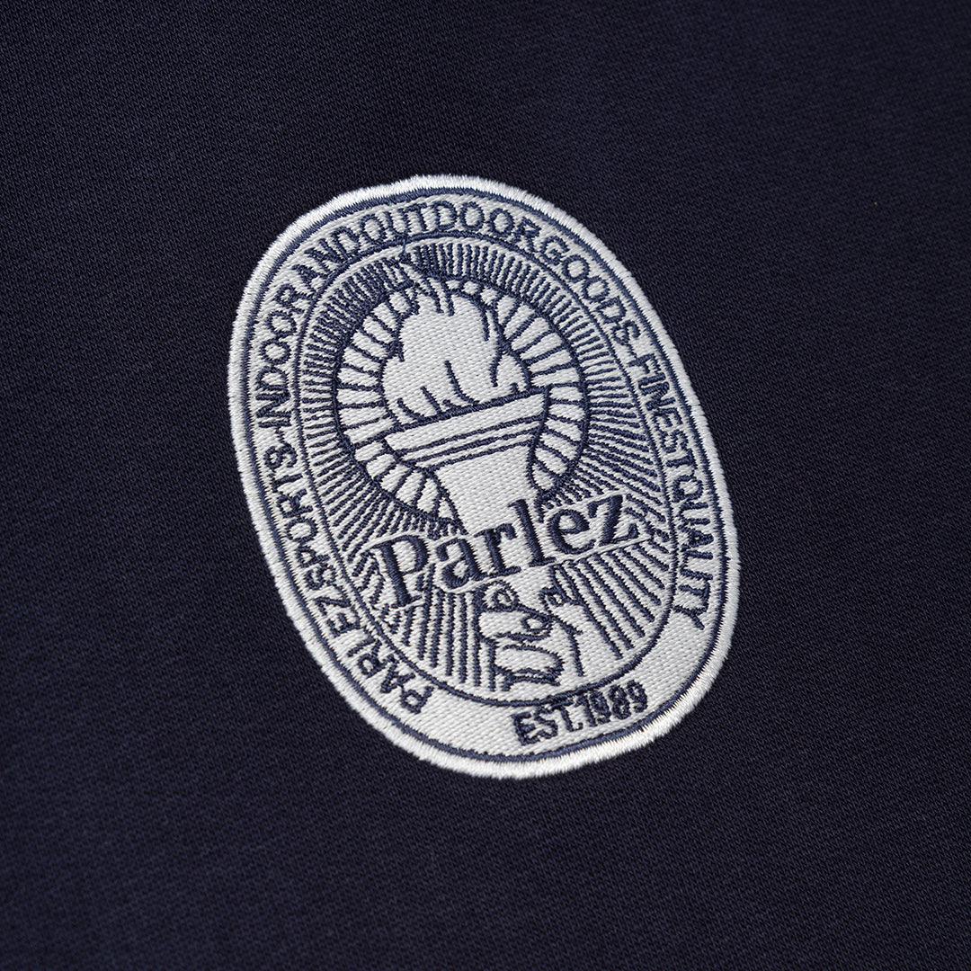 The Mens Flare Hoody Midnight from Parlez clothing