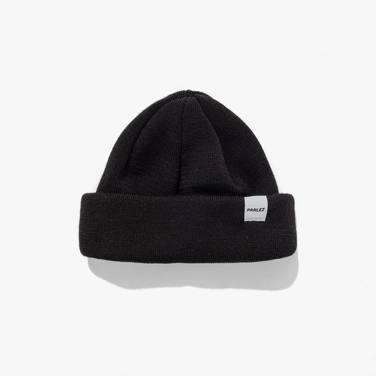 The Mens Flatholm Beanie Black from Parlez clothing