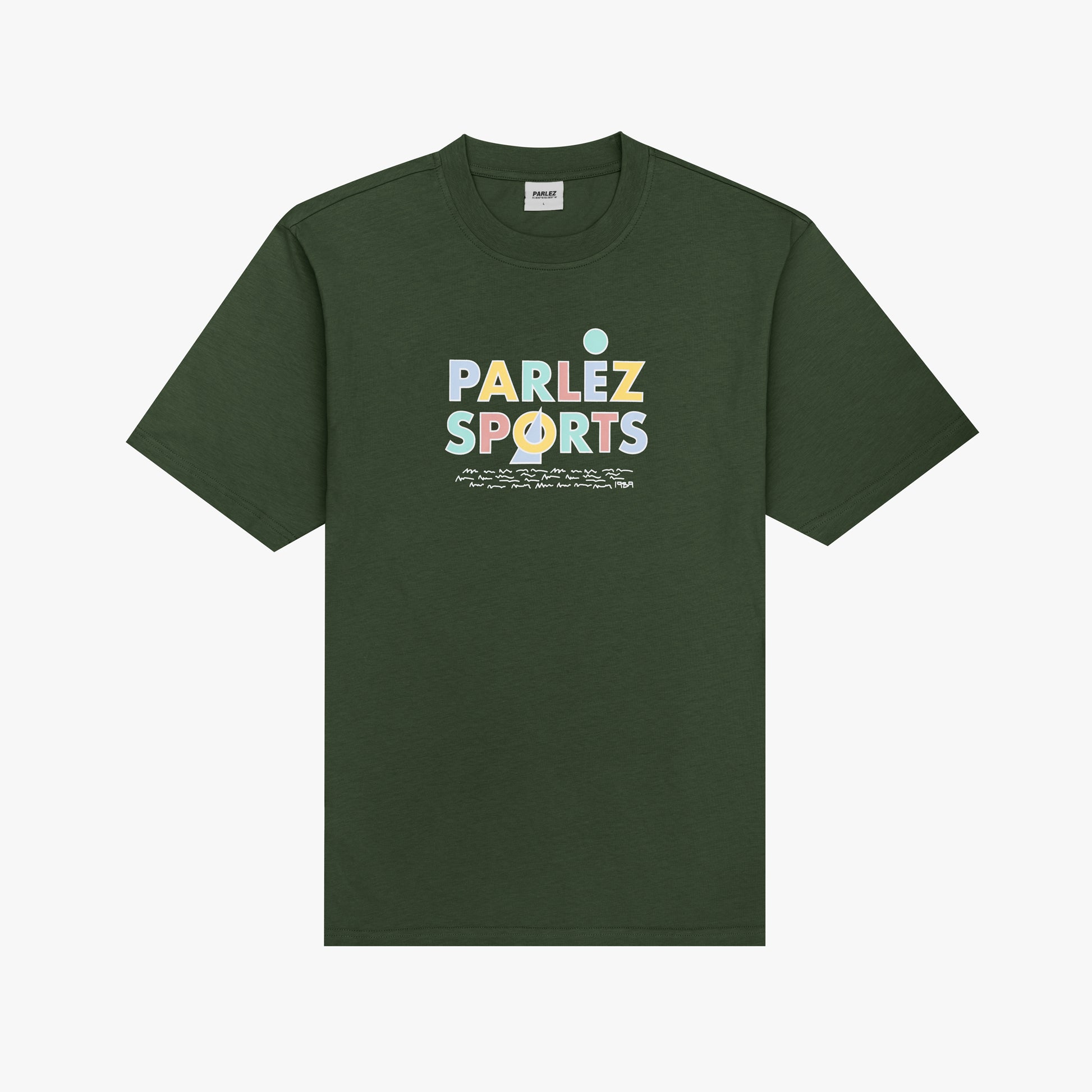 The Mens Form T-Shirt Foliage from Parlez clothing