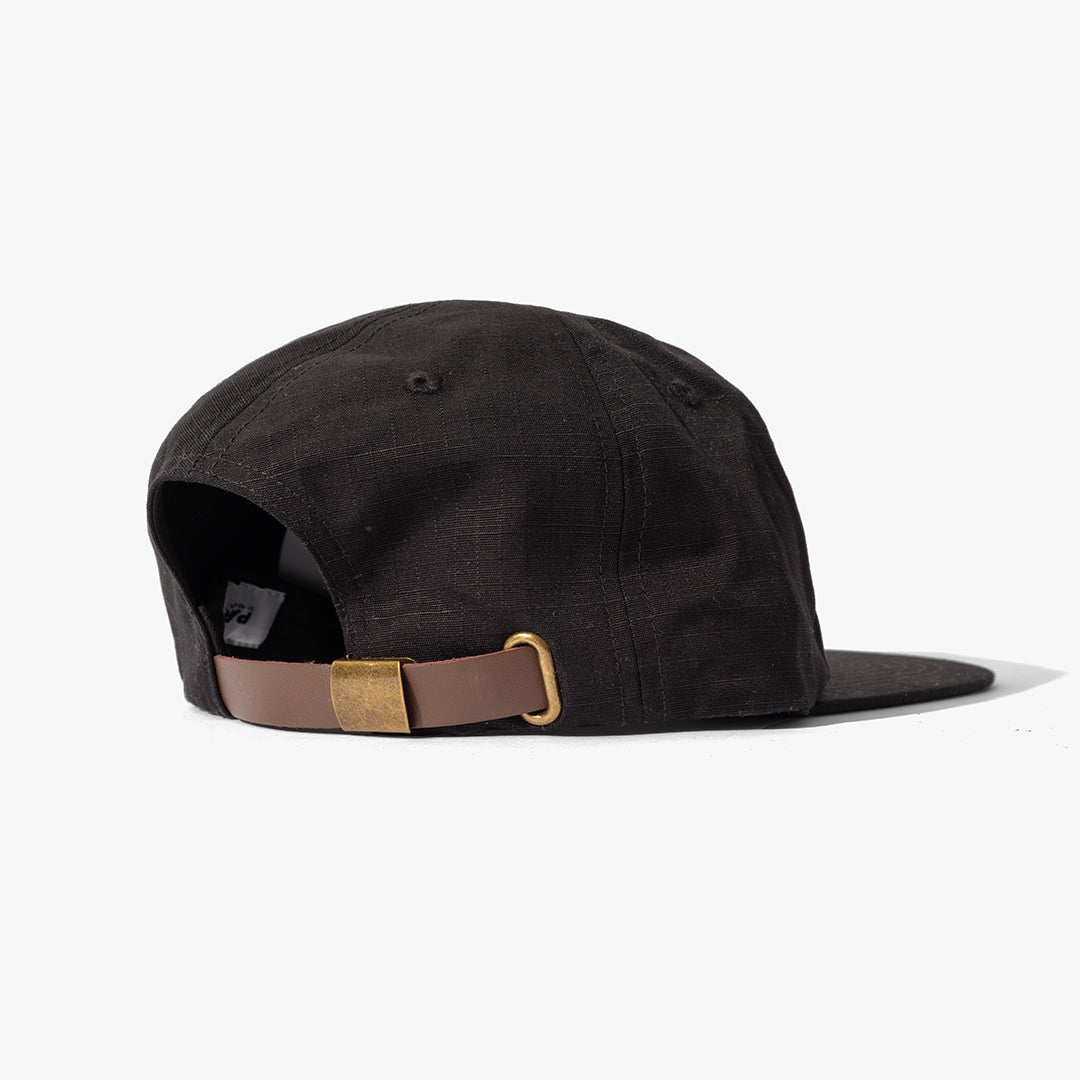 The Mens Forma 5.5 Panel Cap Black from Parlez clothing