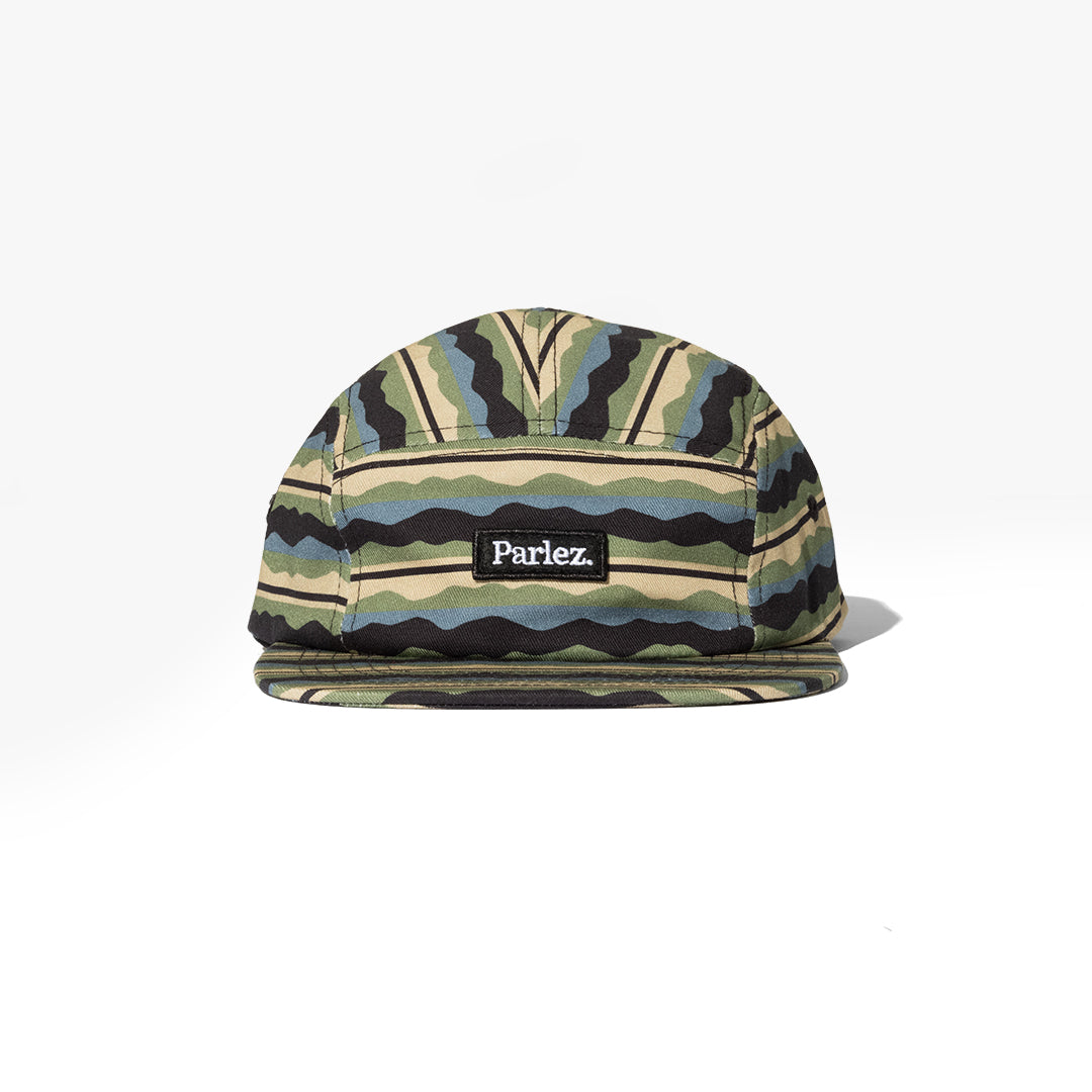 The Mens Grande 5 Panel Black Multi from Parlez clothing