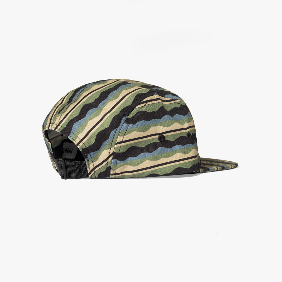 The Mens Grande 5 Panel Black Multi from Parlez clothing