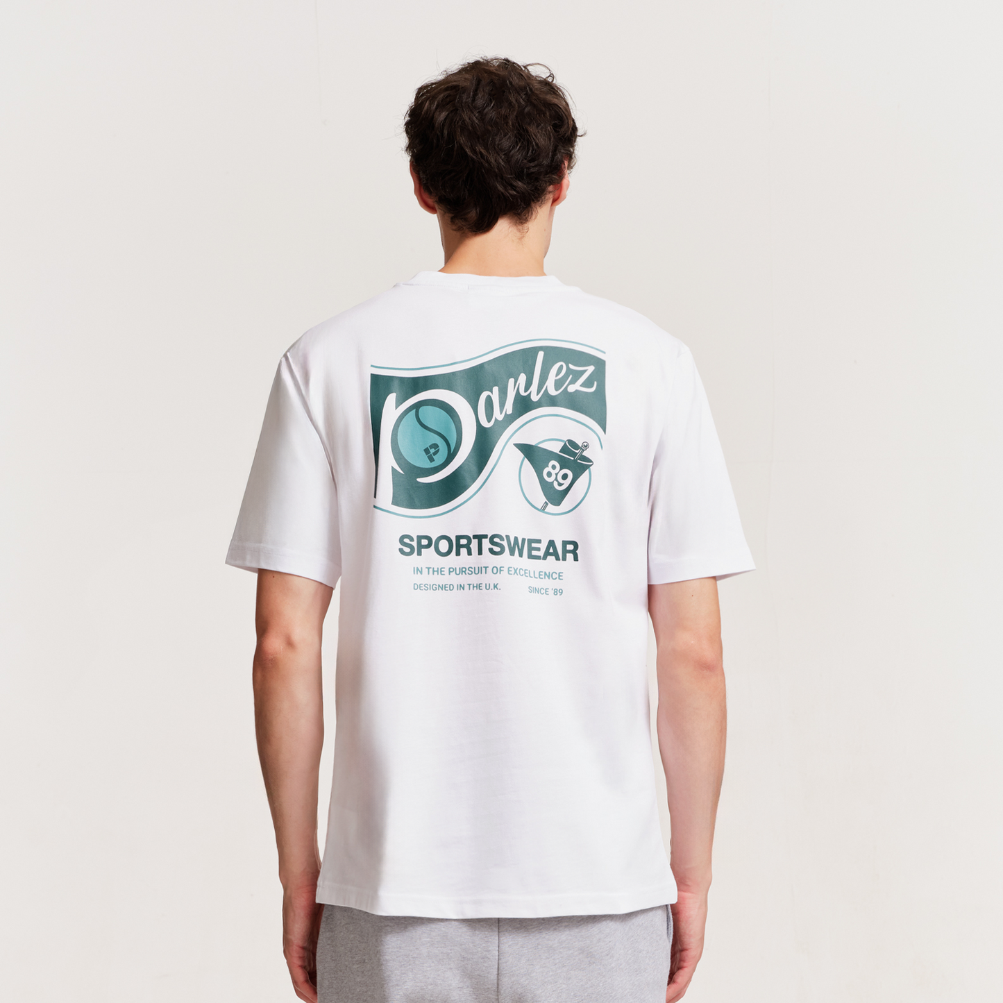 The Mens Ludis T-Shirt White from Parlez clothing