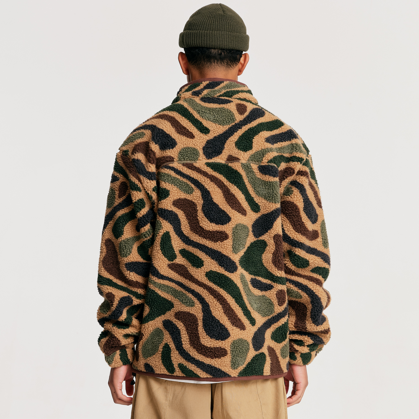 The Mens Hedgeman Fleece Camo from Parlez clothing