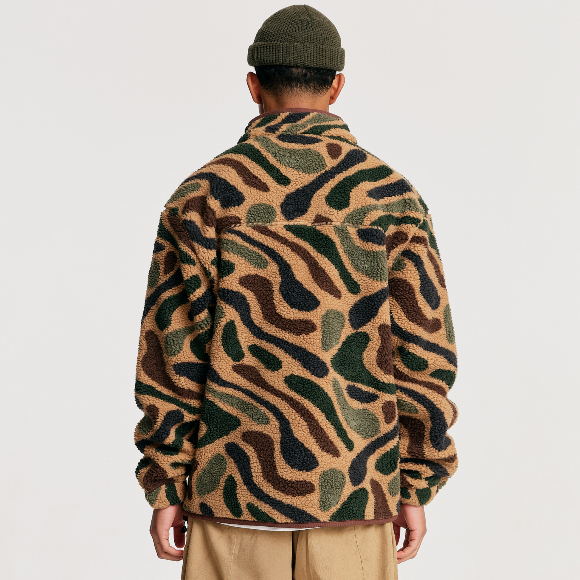 The Mens Hedgeman Fleece Camo from Parlez clothing