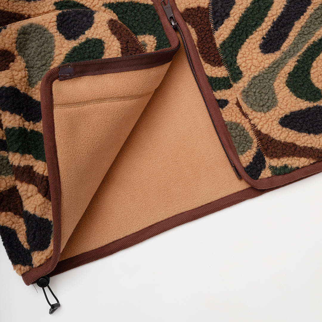 The Mens Hedgeman Fleece Camo from Parlez clothing