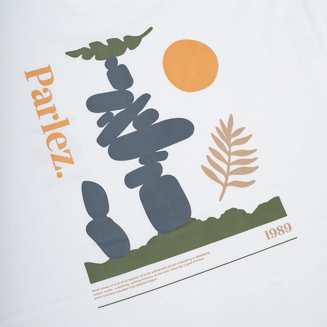 The Mens Henshaw T-Shirt White from Parlez clothing