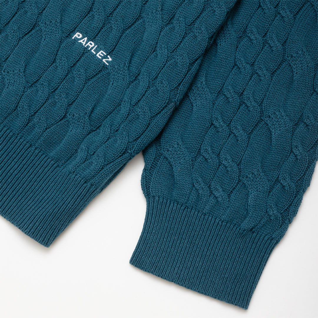 Horizon Crew Knit Petrol