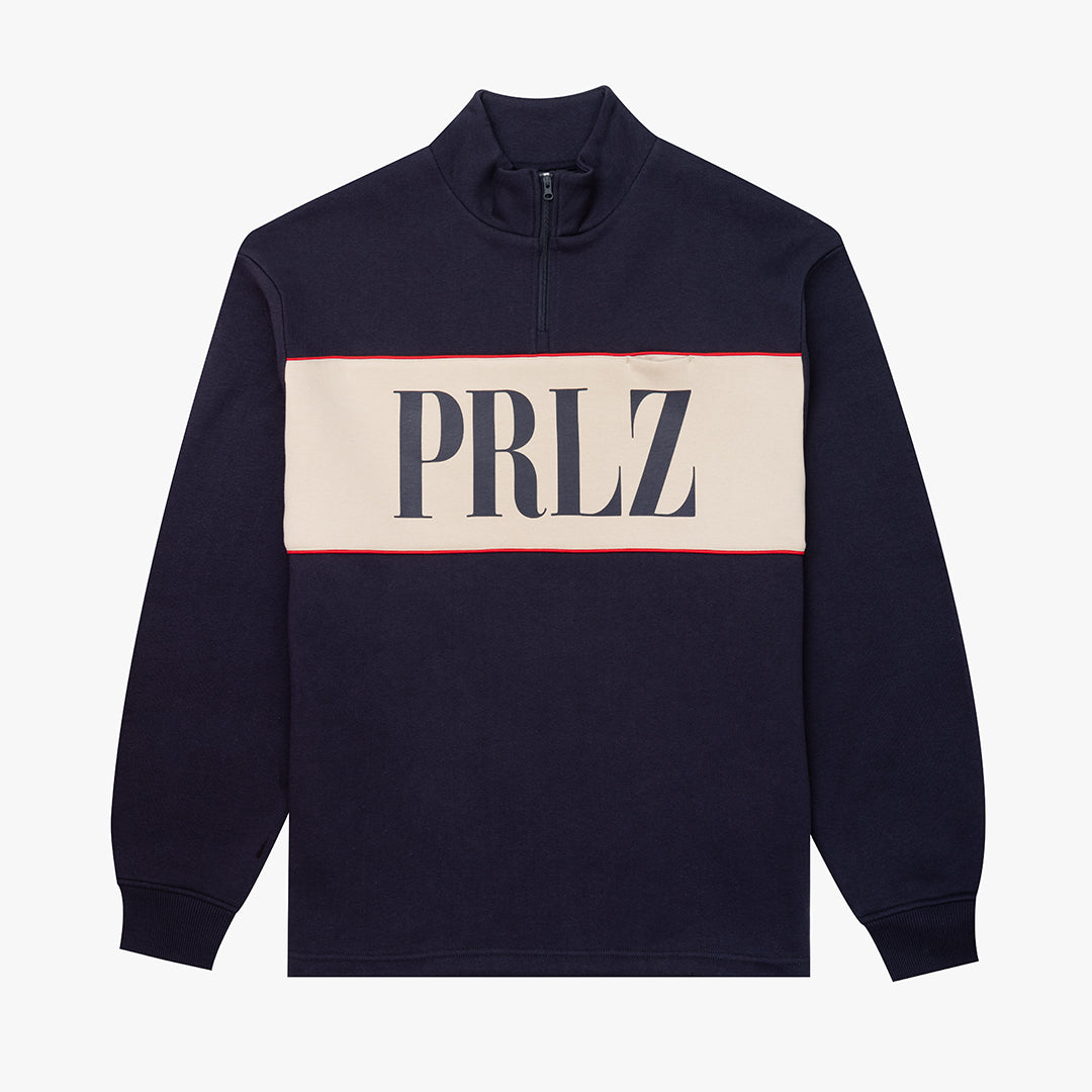 The Mens Horizon 1/4 Zip Midnight from Parlez clothing