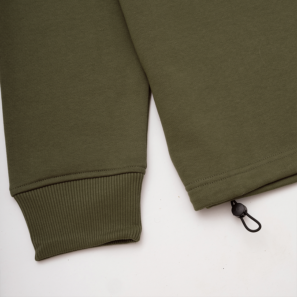 The Mens Horizon 1/4 Zip Moss from Parlez clothing