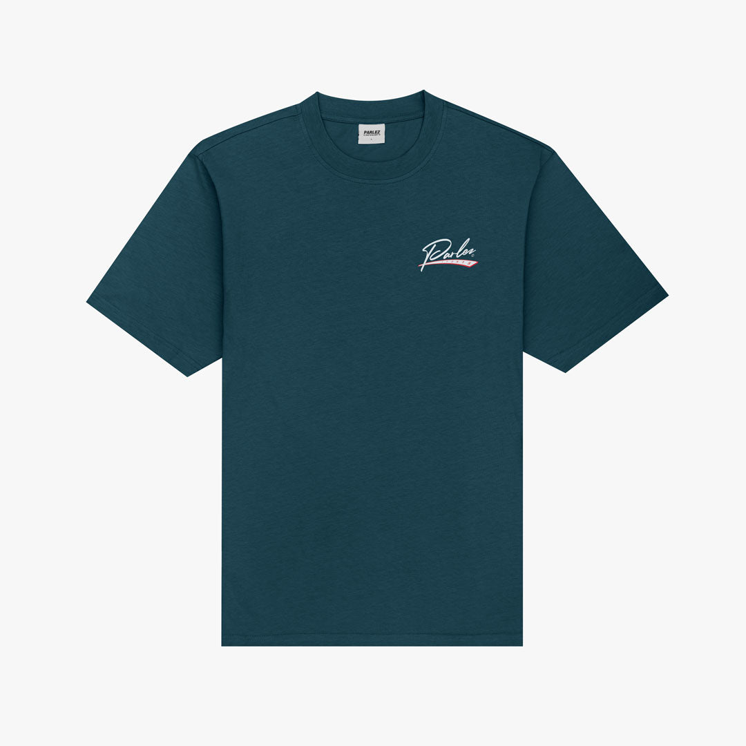 The Mens Inning T-Shirt Petrol from Parlez clothing