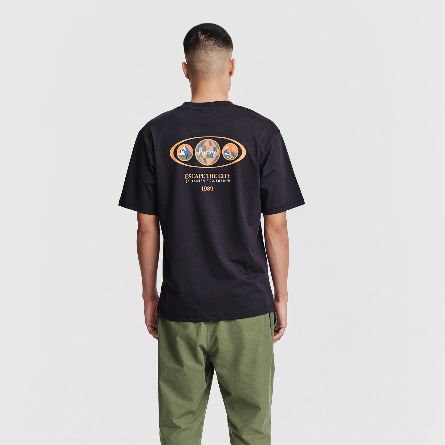 The Mens Jurupa T-Shirt Navy from Parlez clothing