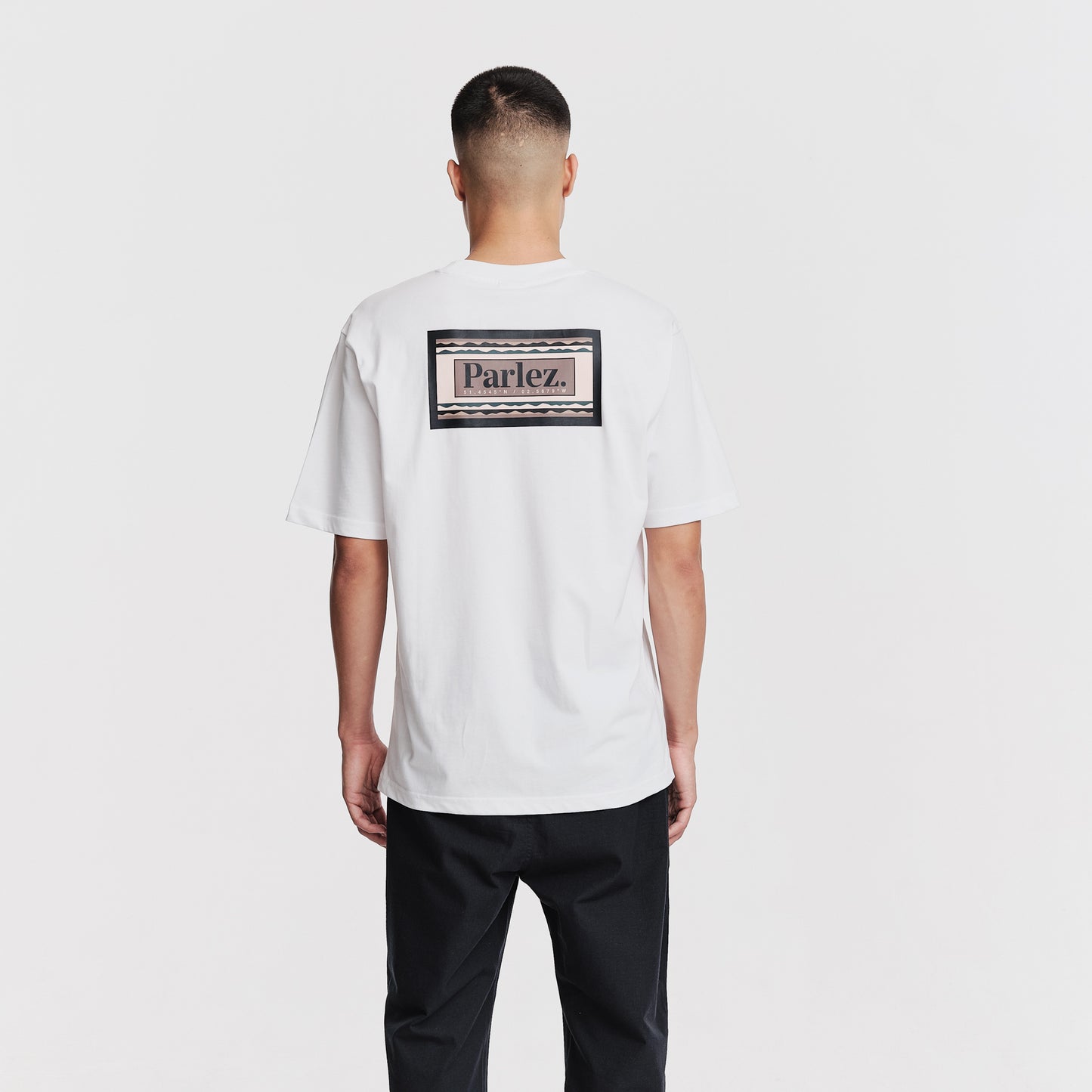 The Mens Banos T-Shirt White from Parlez clothing