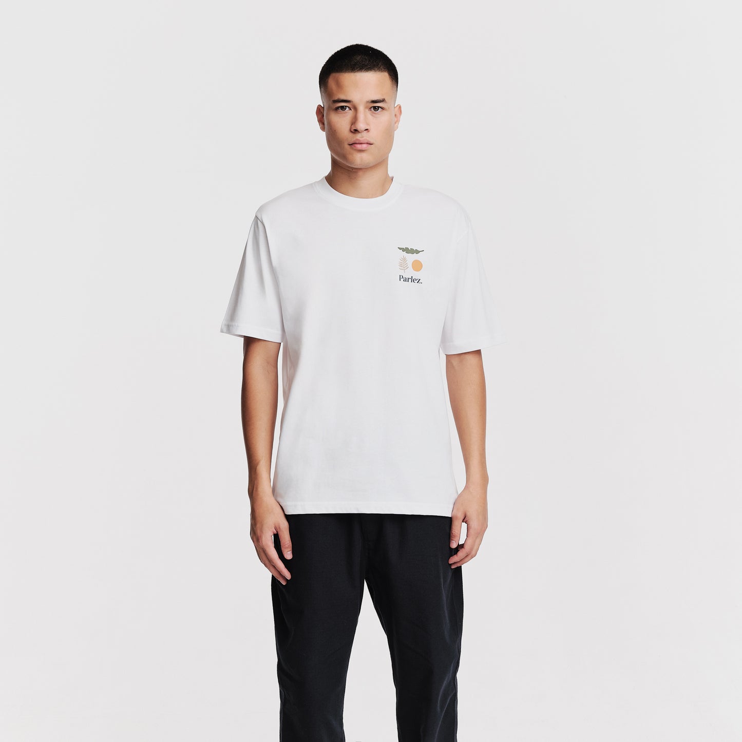 The Mens Henshaw T-Shirt White from Parlez clothing