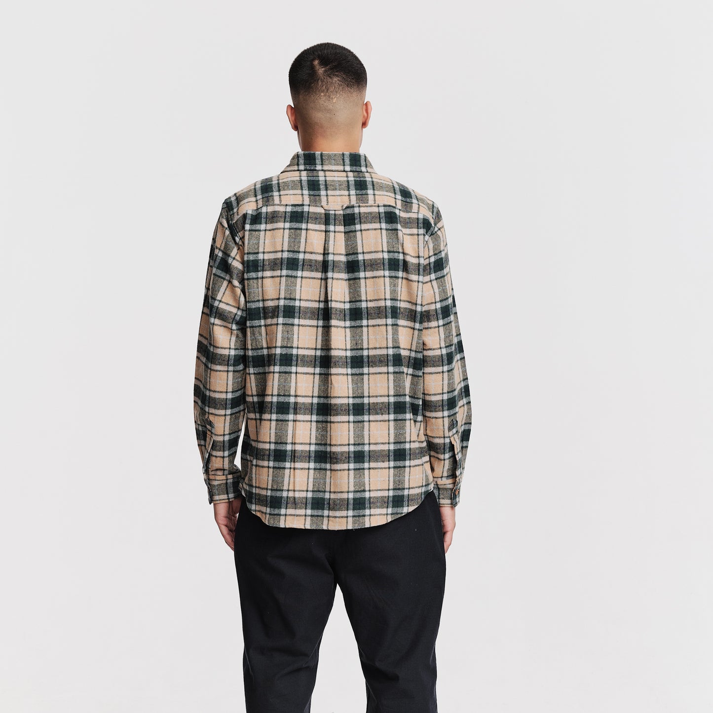 The Mens Fernley Shirt Green Check from Parlez clothing