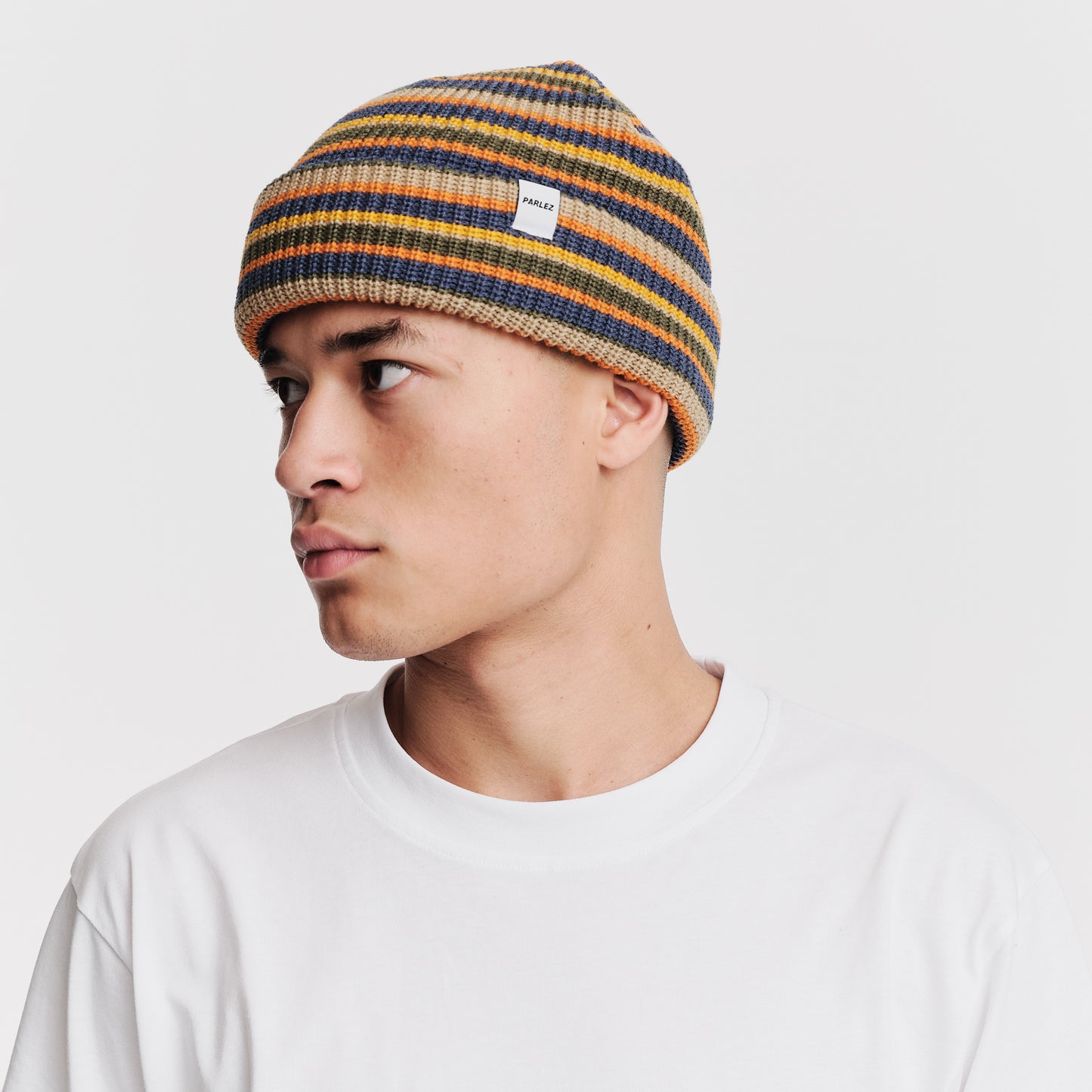 The Mens Verdi Beanie Golden Multi from Parlez clothing