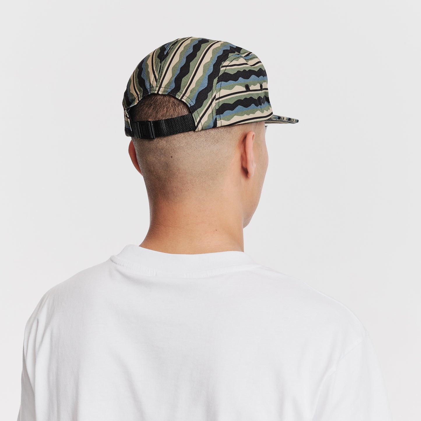 The Mens Grande 5 Panel Black Multi from Parlez clothing