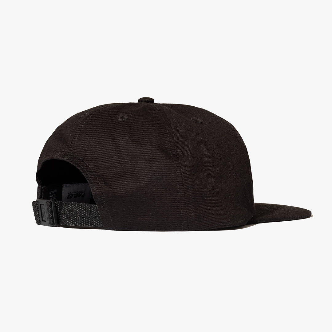 The Mens Leon 6 Panel Cap Black from Parlez clothing