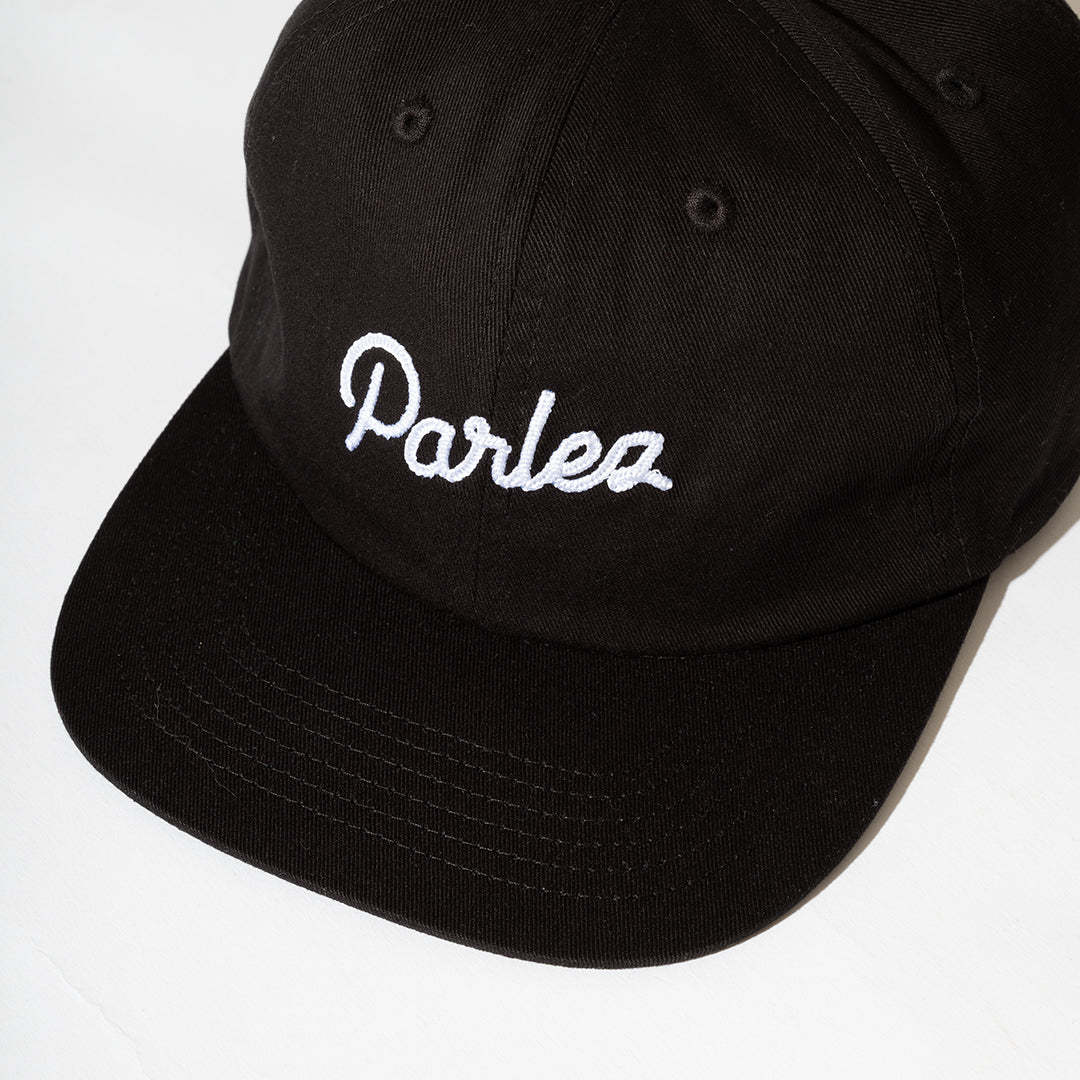 The Mens Leon 6 Panel Cap Black from Parlez clothing