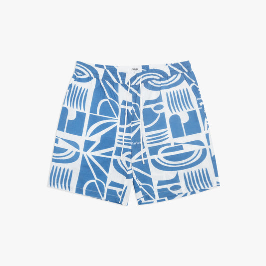 Link Cuban Shorts Ocean Blue