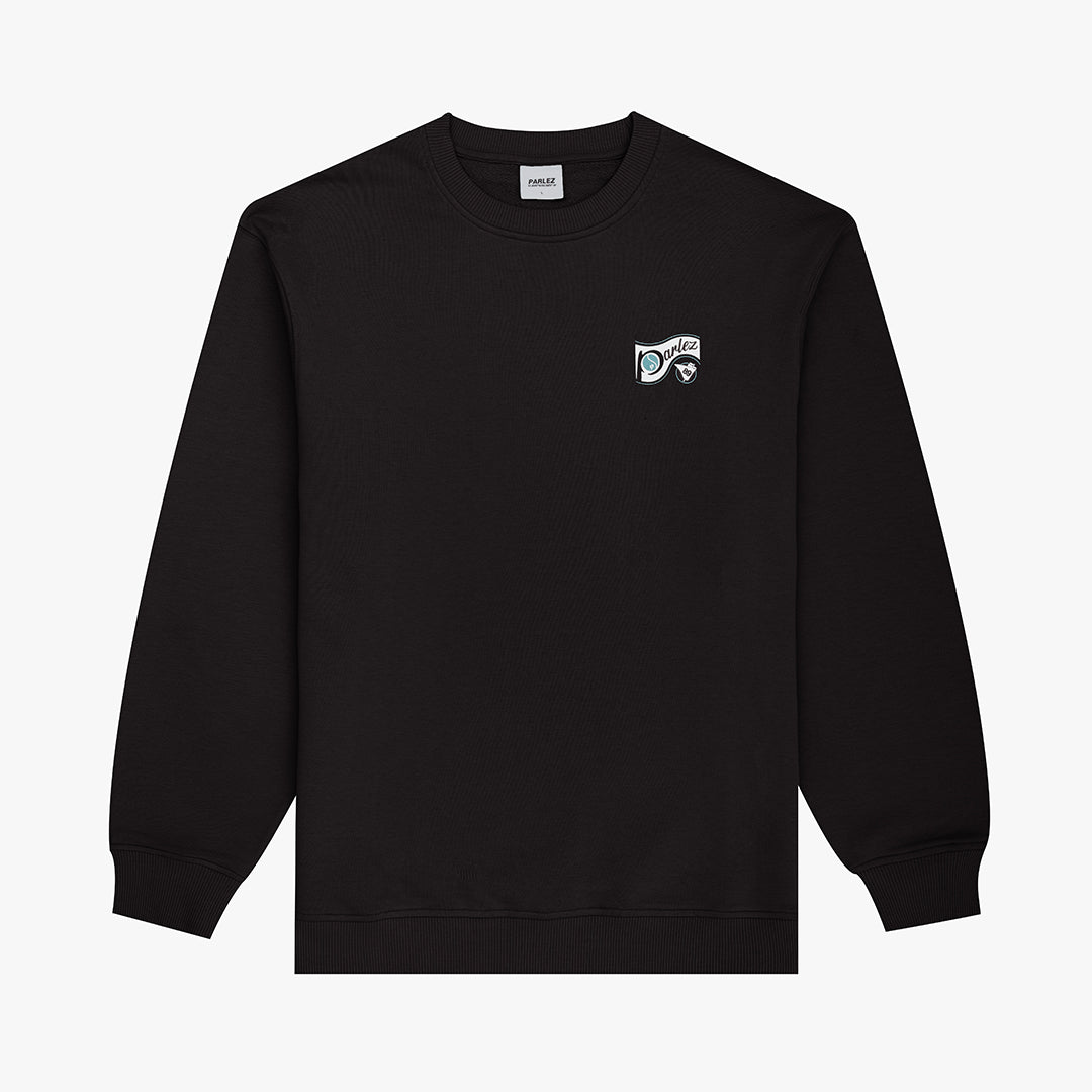 The Mens Iocus Sweatshirt Black from Parlez clothing