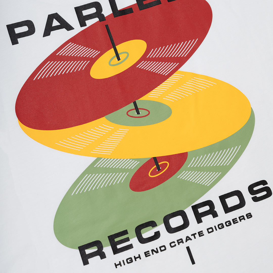 The Mens LP T-Shirt White from Parlez clothing