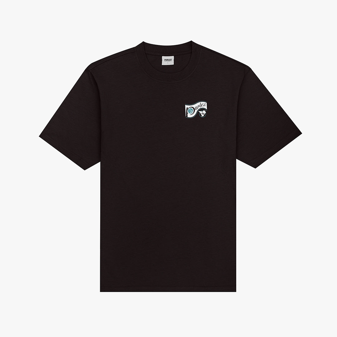 The Mens Ludis T-Shirt Black from Parlez clothing