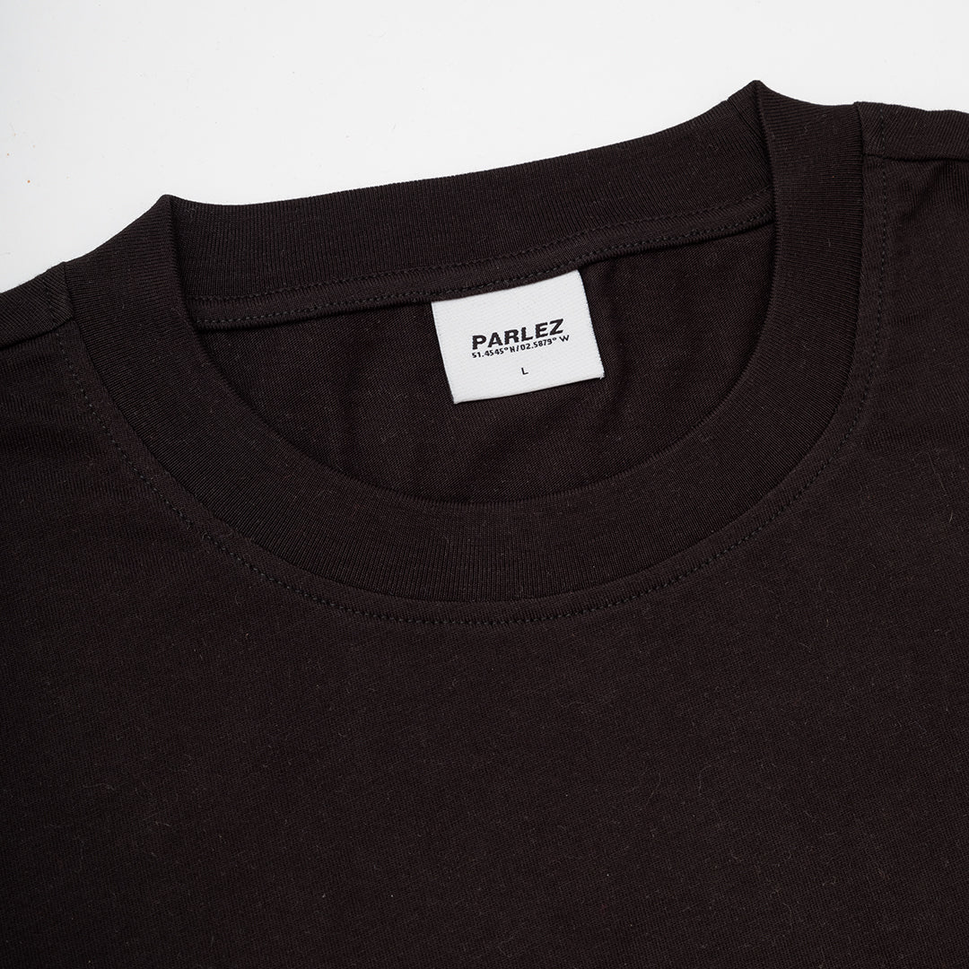 The Mens Ludis T-Shirt Black from Parlez clothing
