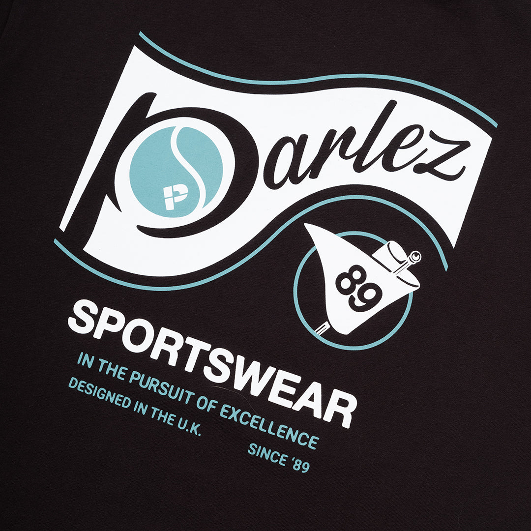 The Mens Ludis T-Shirt Black from Parlez clothing