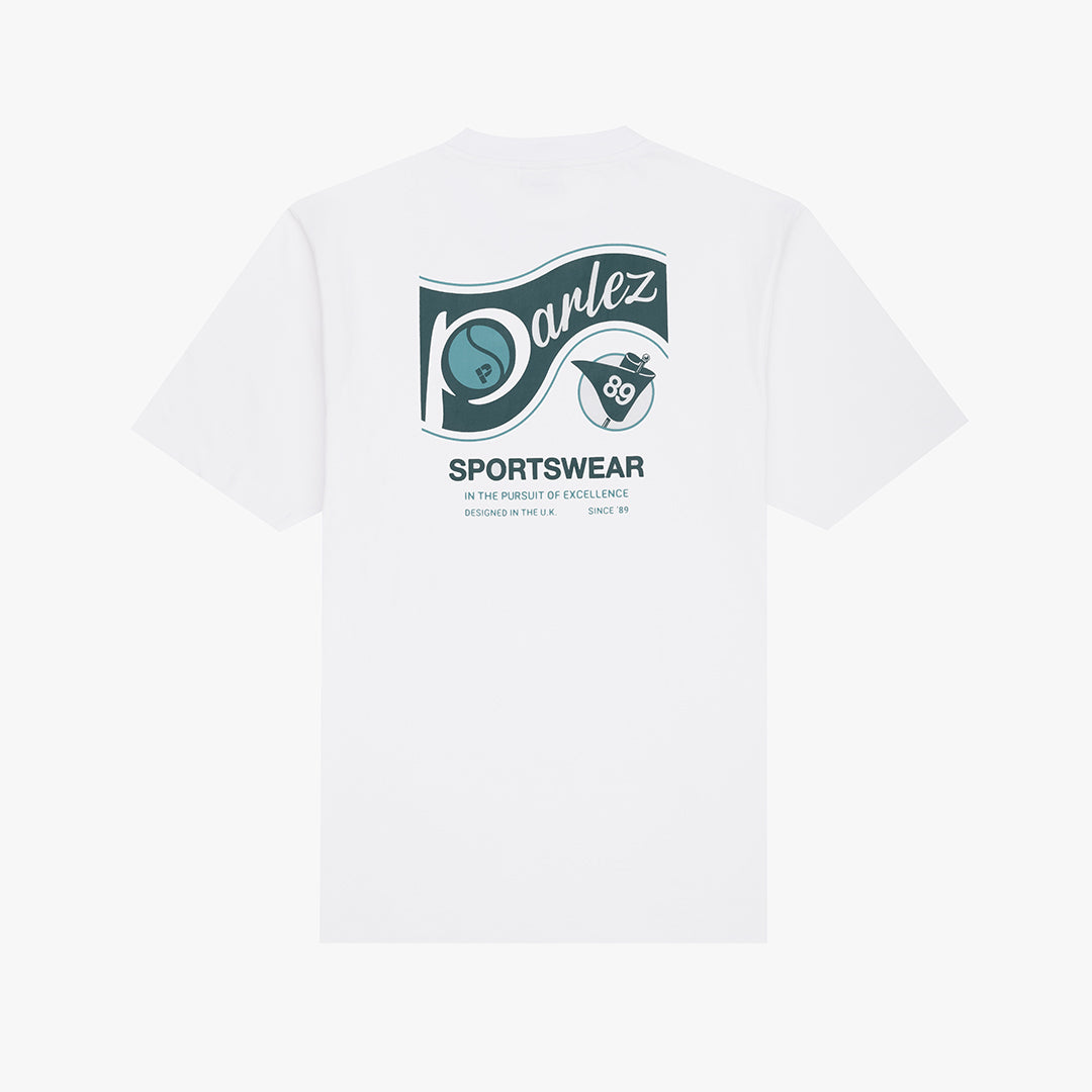 The Mens Ludis T-Shirt White from Parlez clothing