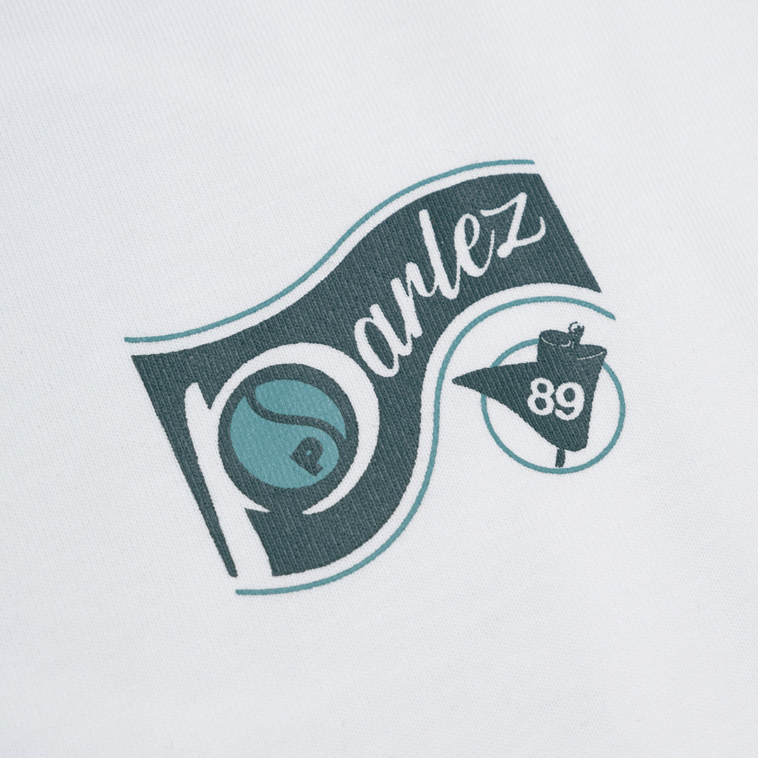 The Mens Ludis T-Shirt White from Parlez clothing