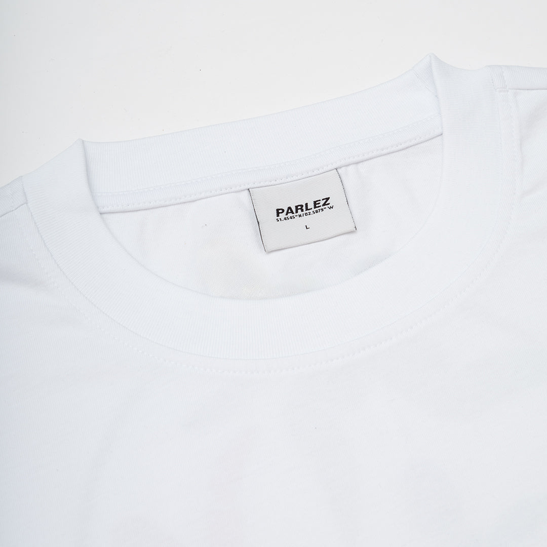 The Mens Ludis T-Shirt White from Parlez clothing