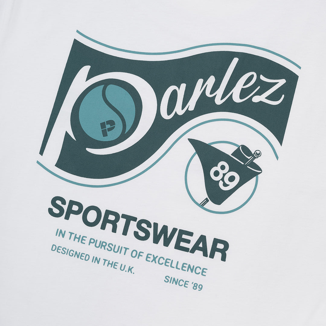 The Mens Ludis T-Shirt White from Parlez clothing