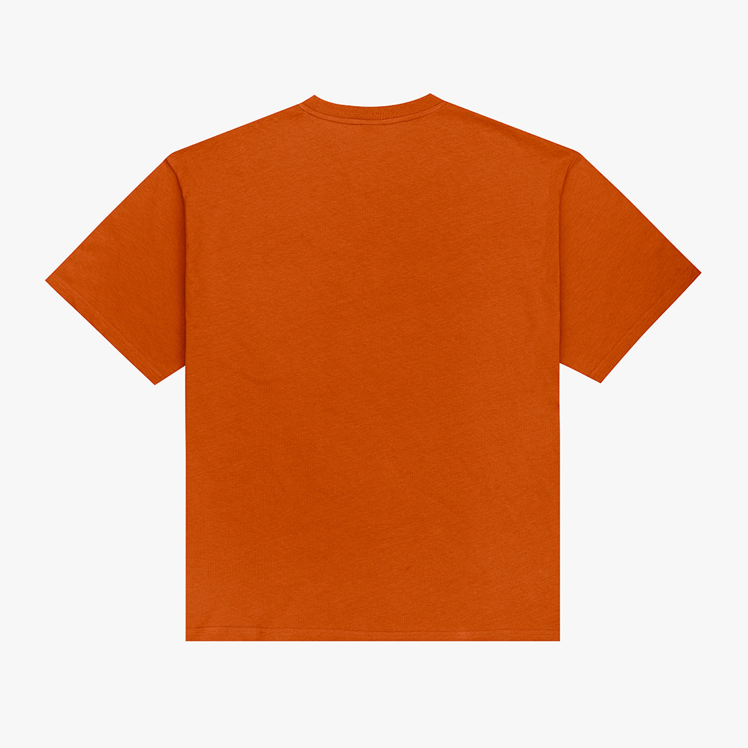 The Mens Magna Os T-Shirt Rust from Parlez clothing