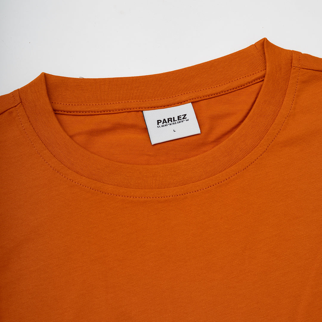 The Mens Magna Os T-Shirt Rust from Parlez clothing