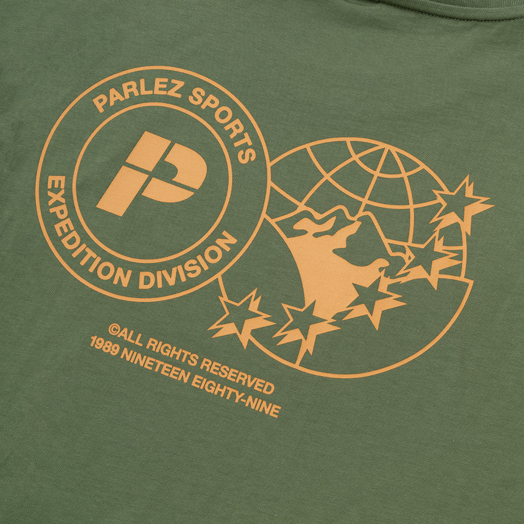 The Mens Mission Oversized T-Shirt Pine Green from Parlez clothing