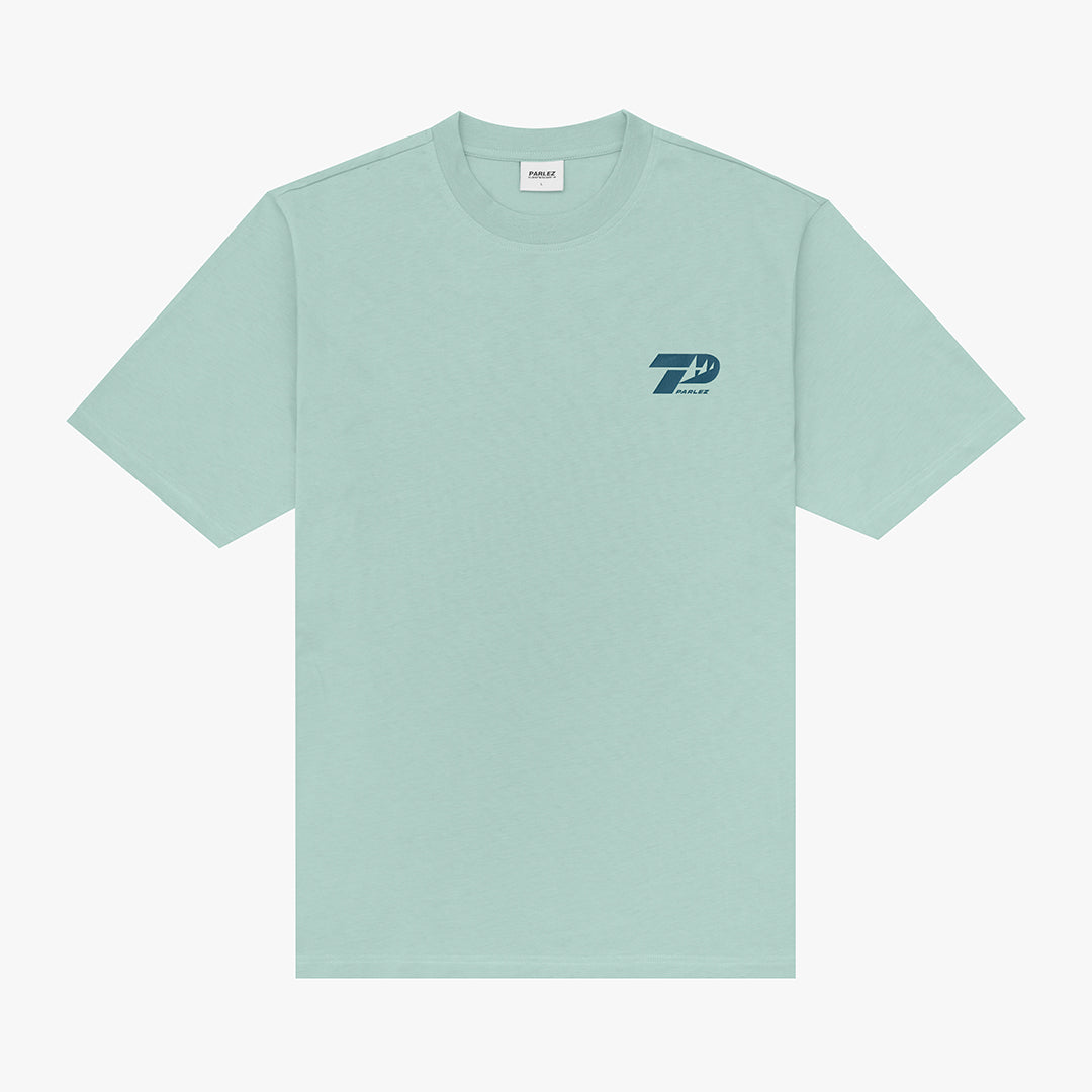 The Mens Molina T-Shirt Mineral from Parlez clothing