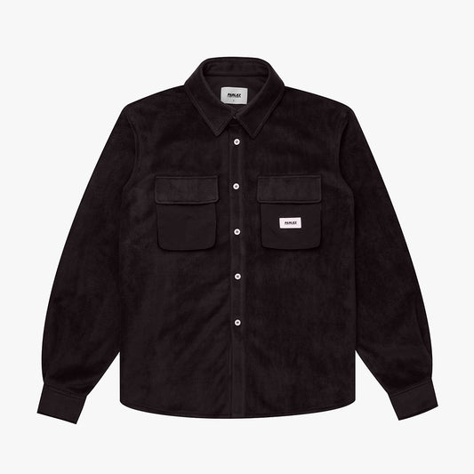 The Mens Motion Fleece Shirt Black from Parlez clothing