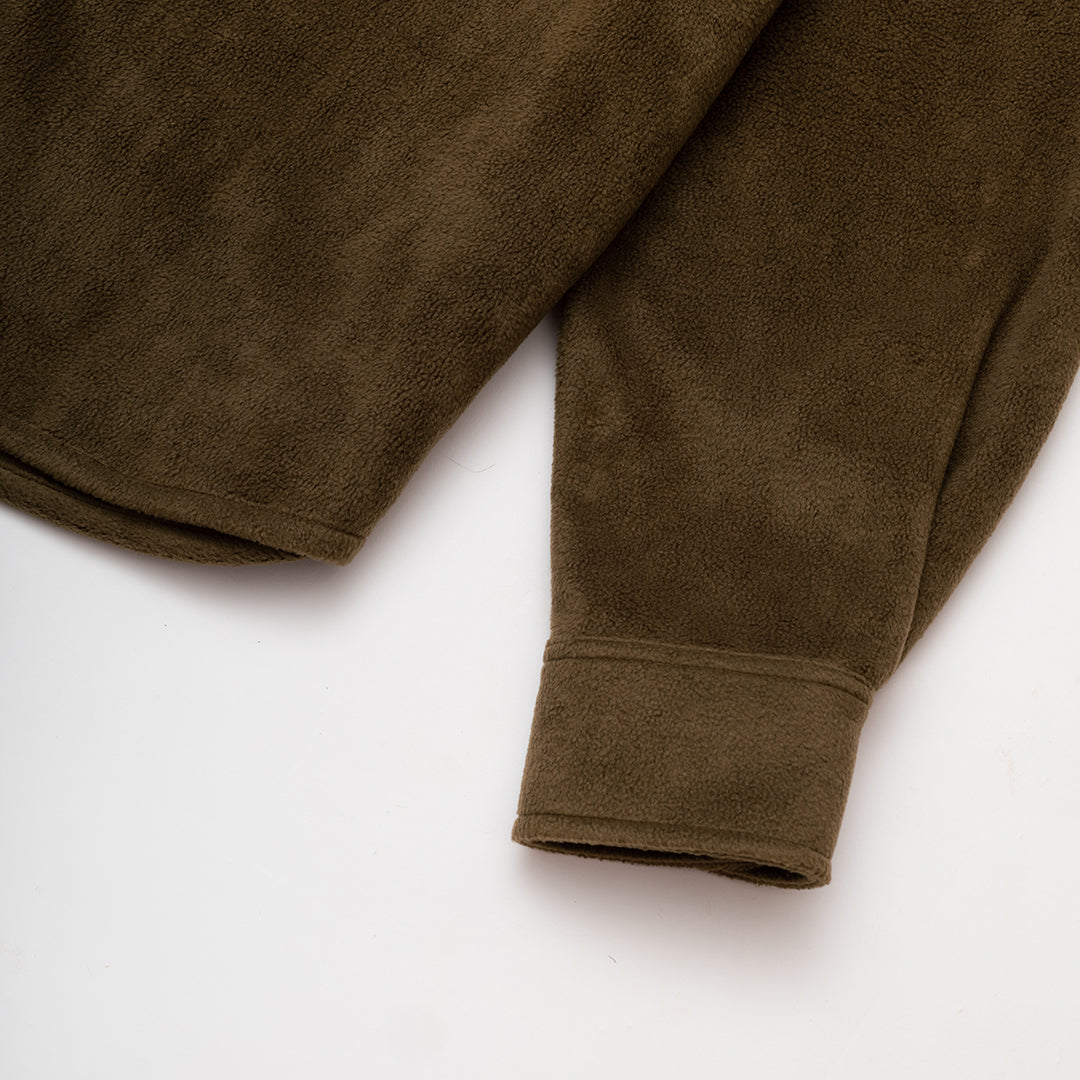 The Mens Motion Fleece Shirt Moss from Parlez clothing