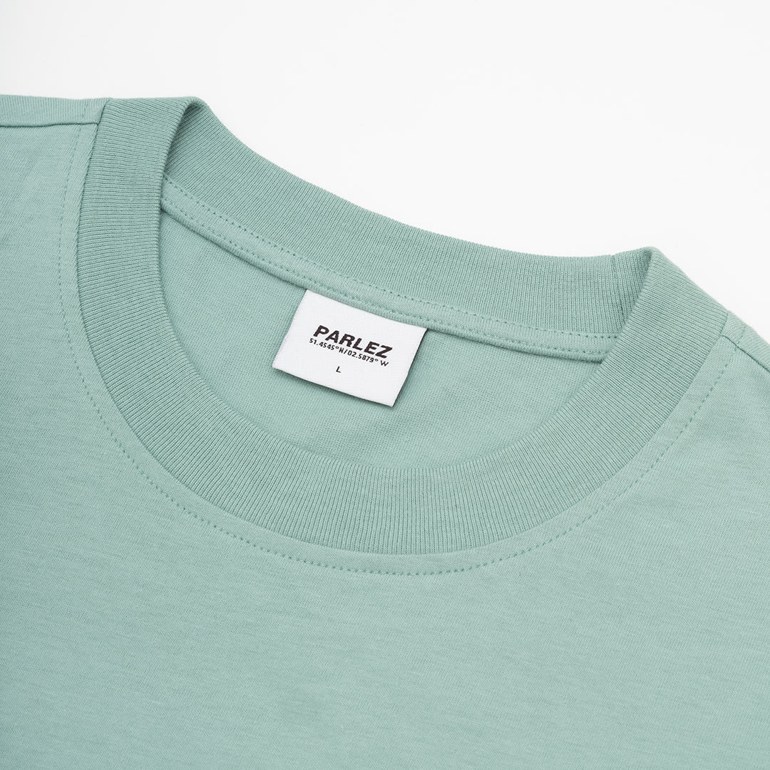 The Mens Myer T-Shirt Mineral from Parlez clothing