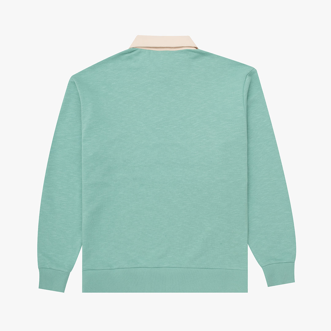 The Mens Open Sweatshirt Mineral from Parlez clothing