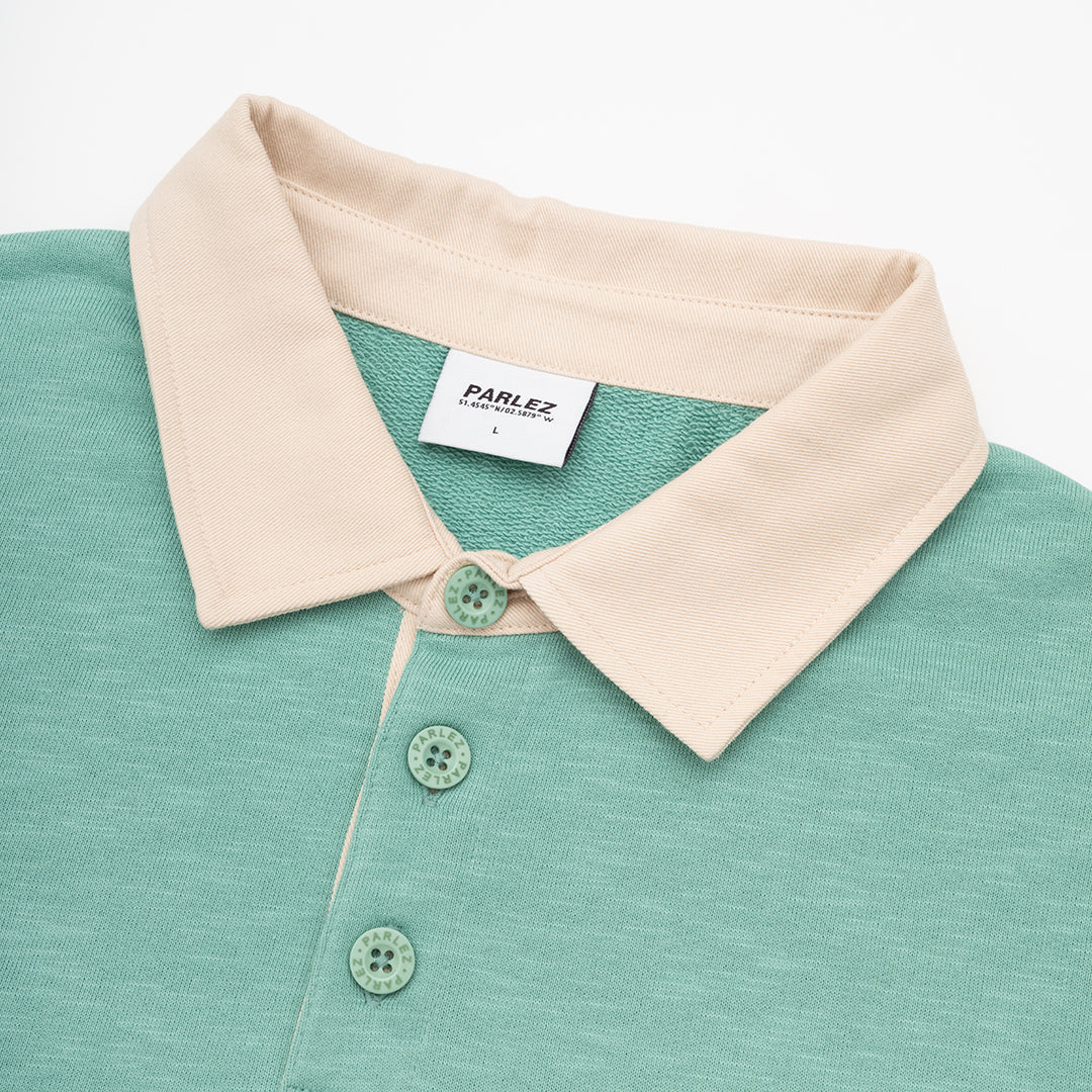 The Mens Open Sweatshirt Mineral from Parlez clothing