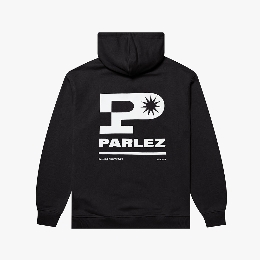 The Mens Orbit Hoody Black from Parlez clothing