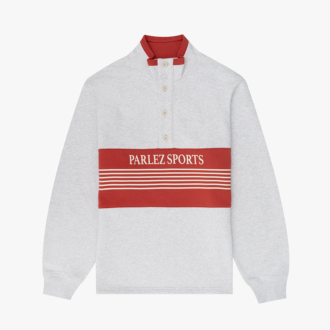 The Mens Outfield Sweatshirt Heather from Parlez clothing