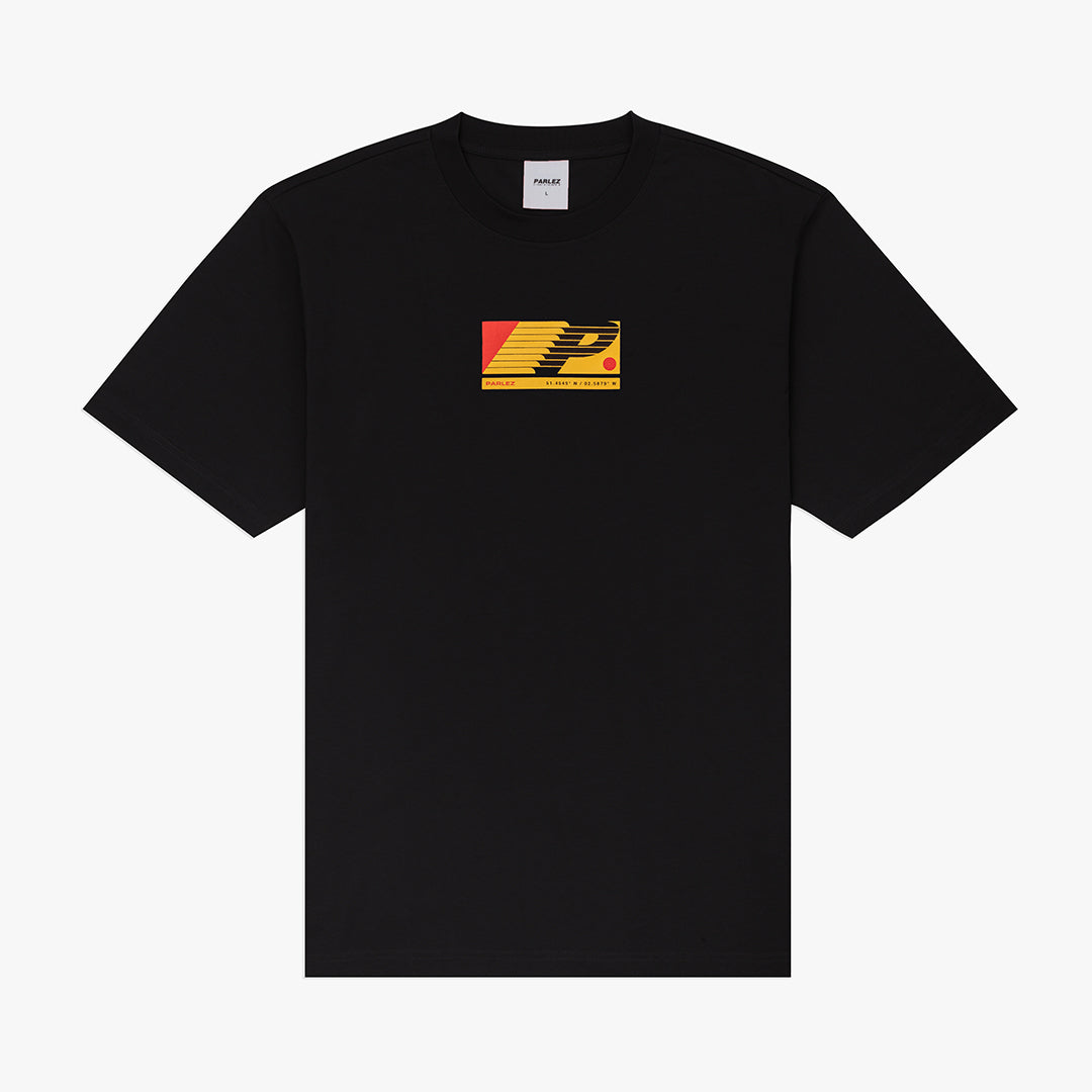 The Mens Pace T-Shirt Black from Parlez clothing