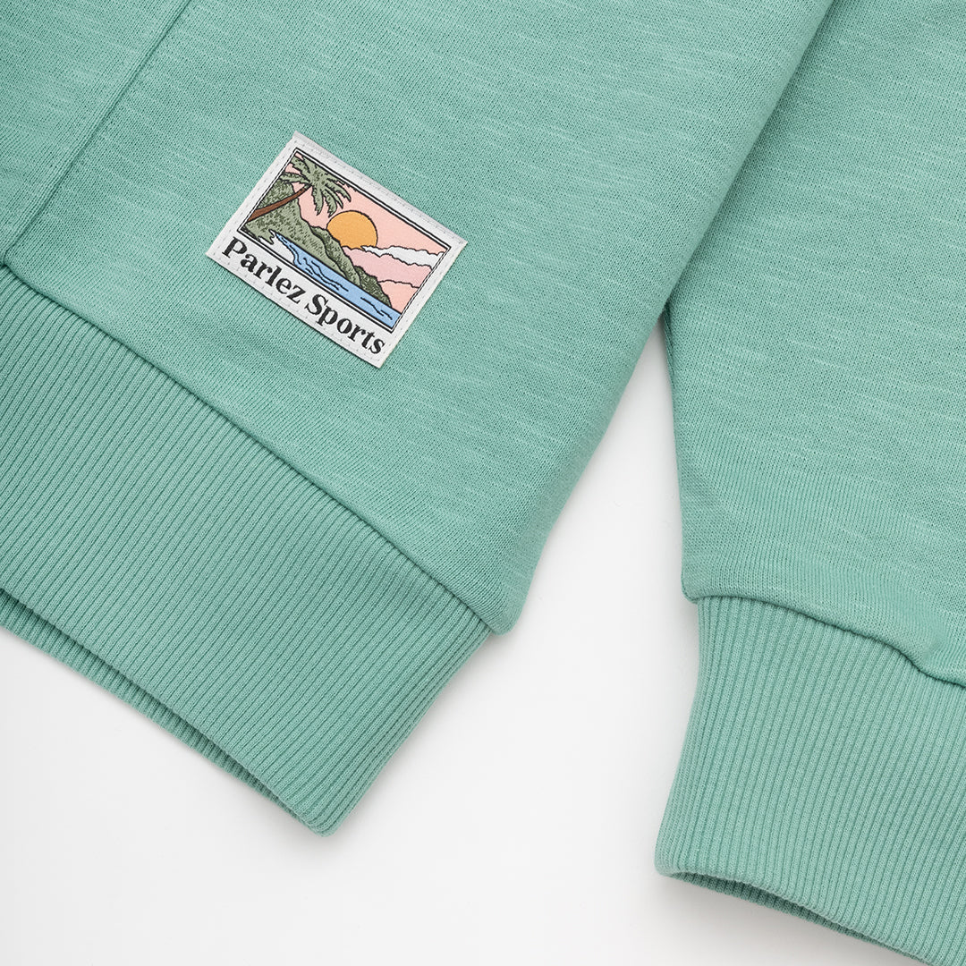 The Mens Pannel Sweatshirt Mineral from Parlez clothing