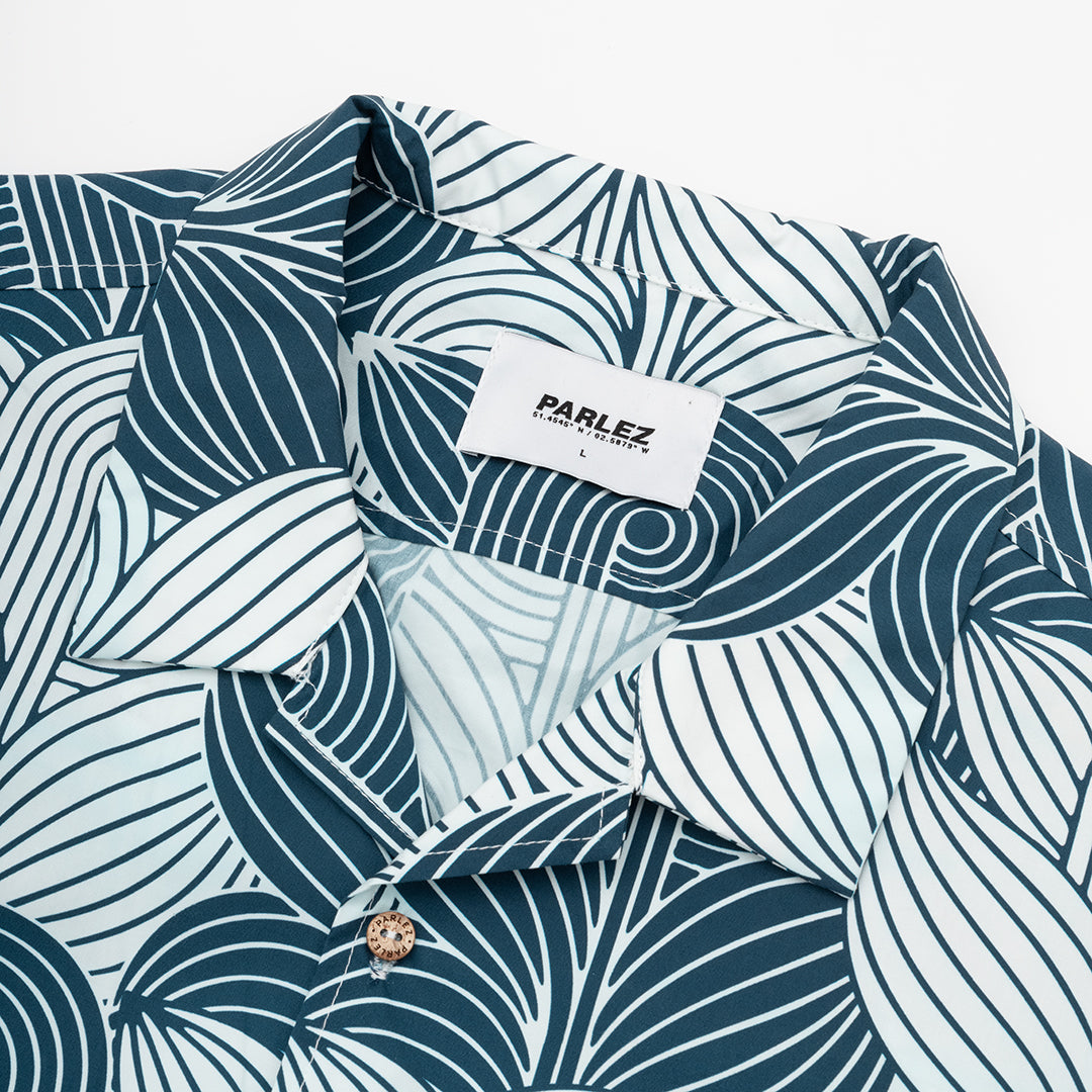 The Mens Paragon S/S Shirt Oceanic from Parlez clothing