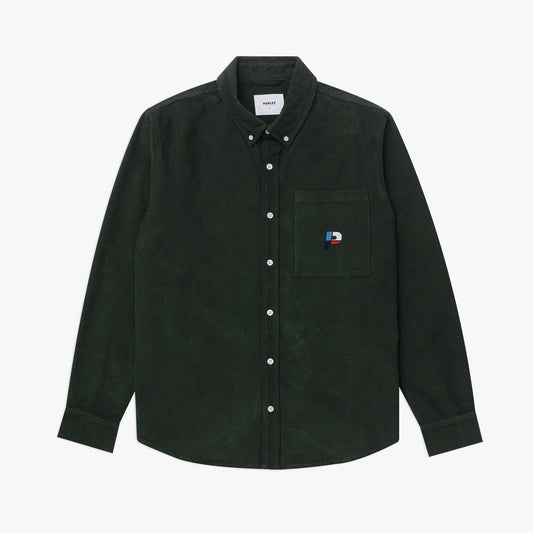 Quest Cord Shirt Army Green